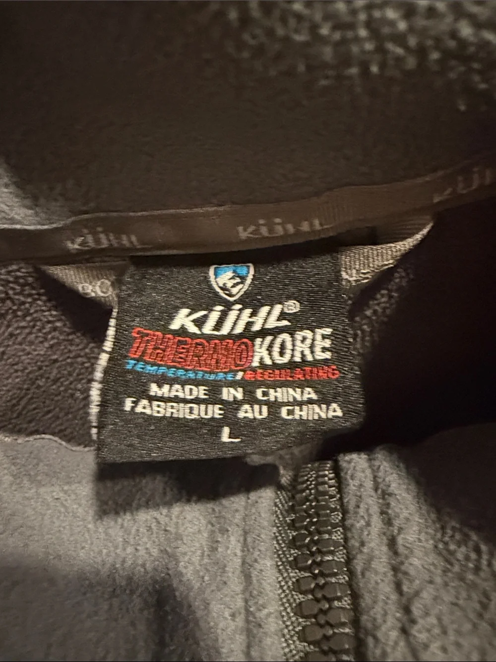 Kuhl Men's Charcoal Gray Half-Zip Funnel Sweater